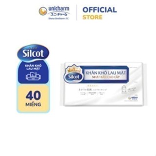 [MỚI] Combo 3 Khăn khô lau mặt Silcot 40 miếng