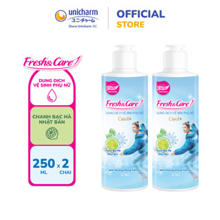 Combo 2 Dung dịch vệ sinh phụ nữ Fresh & Care Cool+ 250ml