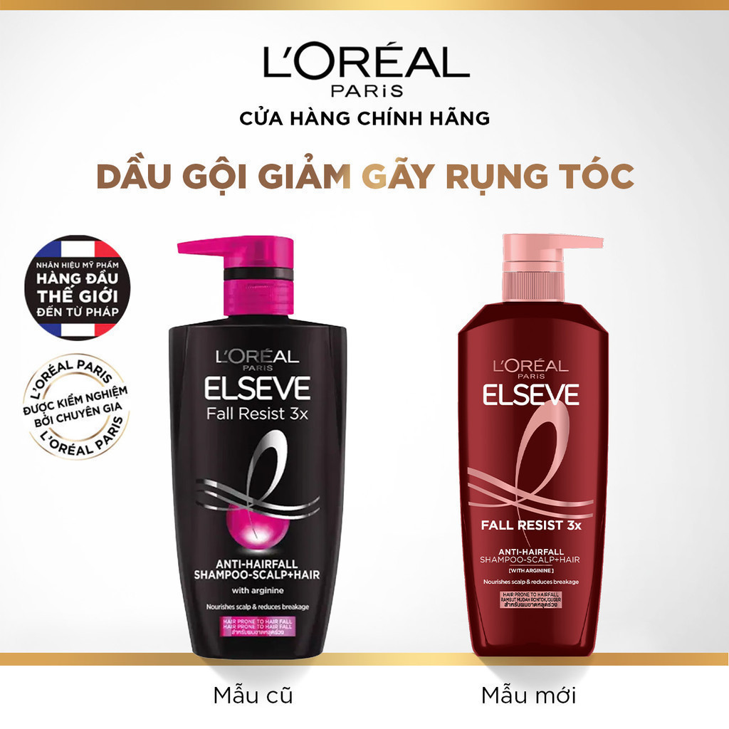 Dầu Gội L'Oréal Paris Elseve Fall Resist 3x Giảm Gãy Rụng Tóc 620ml | BigBuy360 - bigbuy360.vn