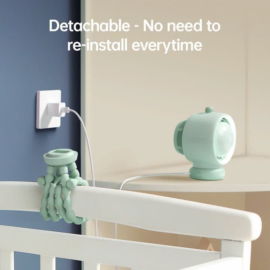 Quạt Tích Điện Kẹp Nôi Xe Đẩy JISULIFE Life 2S - Pin 5000mAh, Sử Dụng Đến 12 Giờ, Bảo Hành 12 Tháng | BigBuy360 - bigbuy360.vn