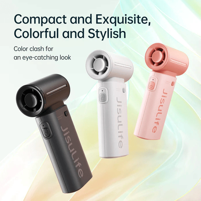 Quạt Cầm Tay Mini JISULIFE Life 9 3600/5000mAh, 5 Cấp Độ Gió, Sử Dụng Đến 12 Giờ, Bảo Hành 12 Tháng | BigBuy360 - bigbuy360.vn