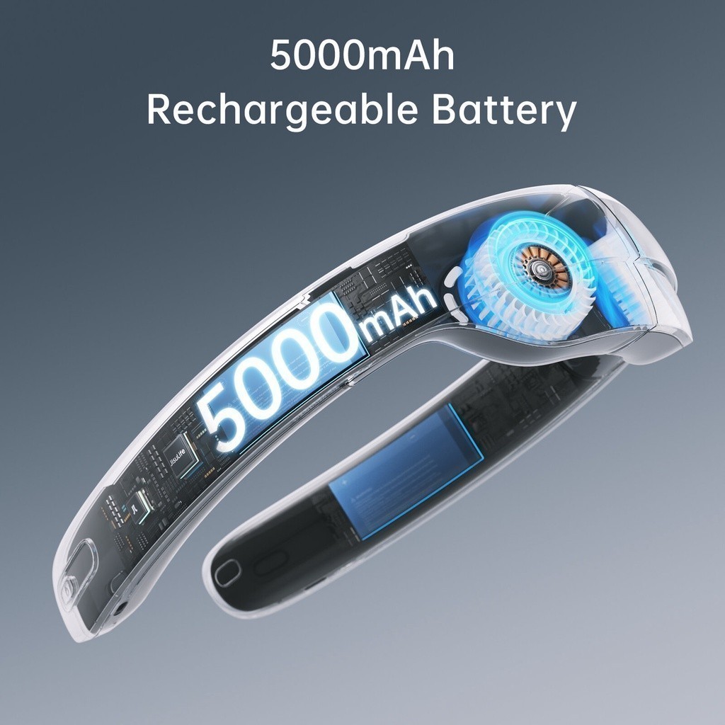 Quạt Đeo Cổ Cao Cấp JISULIFE Pro1 Làm Mát 360 Độ | LED Hiển Thị 100 Cấp Gió | Sử Dụng Đến 13H | Bảo Hành Chính Hãng 12Th | BigBuy360 - bigbuy360.vn