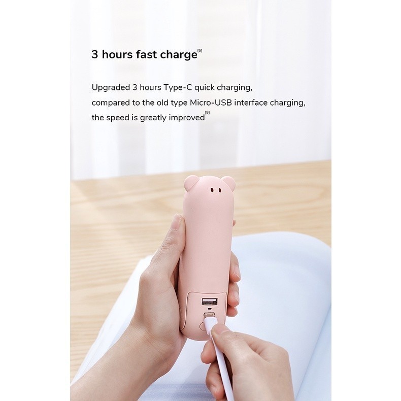 Quạt Cầm Tay Mini 3 Trong 1 JISULIFE F8 2000mAh Tích Hợp Sạc Dự Phòng, Đèn Pin Siêu Sáng Chính Hãng - Bảo Hành 12 Tháng | BigBuy360 - bigbuy360.vn