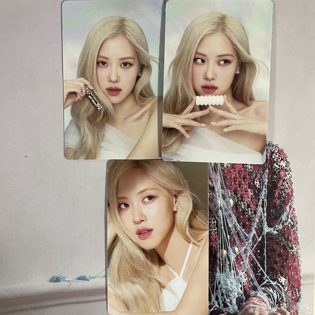 BLACKPINK ROSE Thẻ ảnh chứng thực mới nhất của Park Chae Young Thẻ ảnh Park Chae Young Thẻ thịt
