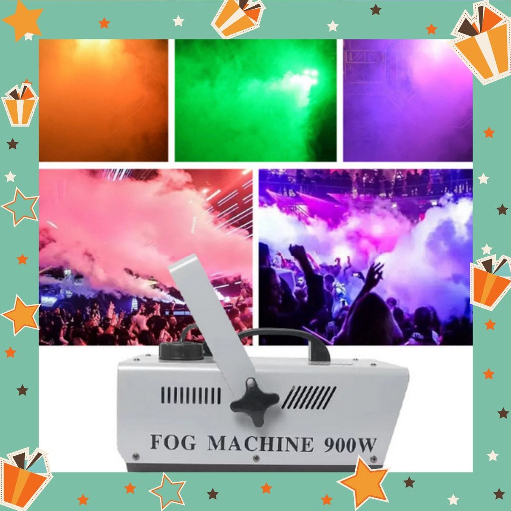 Máy Phun Khói Sân Khấu FOG MACHINE 900W ( tích hợp điều khiển từ xa và điều khiển bằng dây )