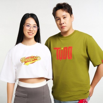 Áo phông unisex người lớn CANIFA áo thun Việt Nam Độc Lập cờ đỏ sao vàng Quốc Khánh 2/9 BST CANIFA S CB 5TS25S038