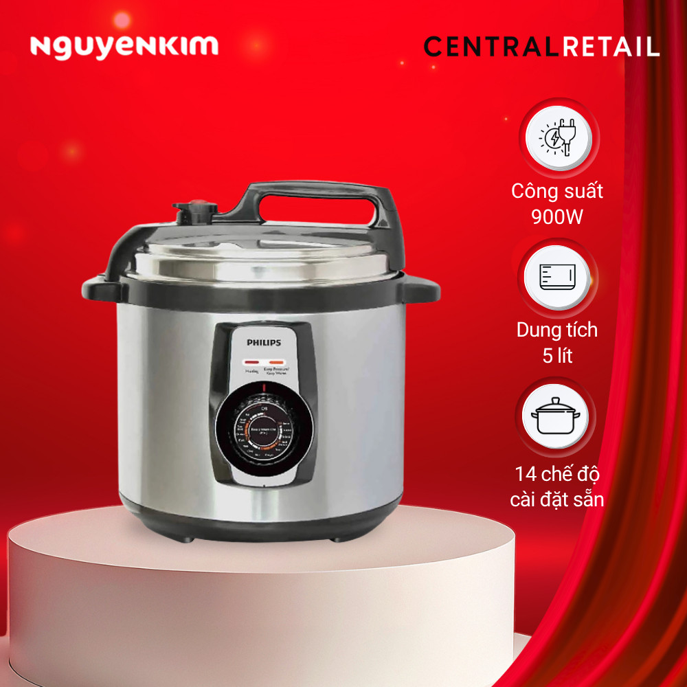 Nồi áp suất điện Philips 5 lít HD2103/66