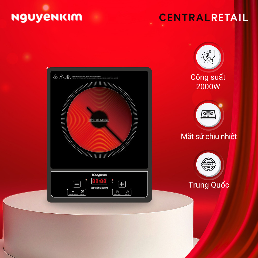  Bếp hồng ngoại đơn Kangaroo KG 20IFP1 