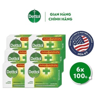 [LIVESTREAM] Combo 6 xà phòng Dettol kháng khuẩn 100G x 6