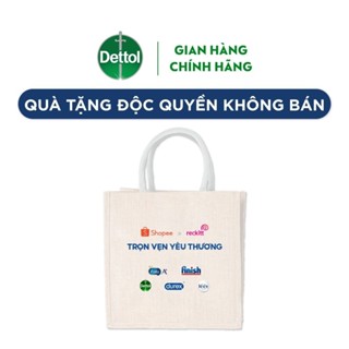 [Mã FMCGDET81 - 8% đơn 150k] [Qùa tặng độc quyền Dettol] - Túi canvas Dettol cao cấp