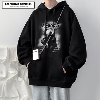  Áo hoodie áo khoác hoodie nam nữ chất nỉ dày form rộng có mũ giá rẻ - An Cường Official 008 