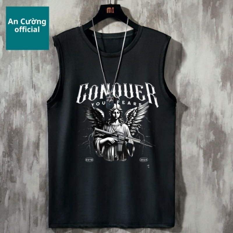 Áo ba lỗ nam unisex sát nách nam áo tanktop thể thao vải thun lạnh co dãn 4 chiều  - ancuong.officia