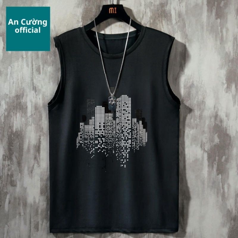 Áo ba lỗ nam unisex sát nách nam áo tanktop thể thao vải thun lạnh co dãn 4 chiều  145 - ancuong.off