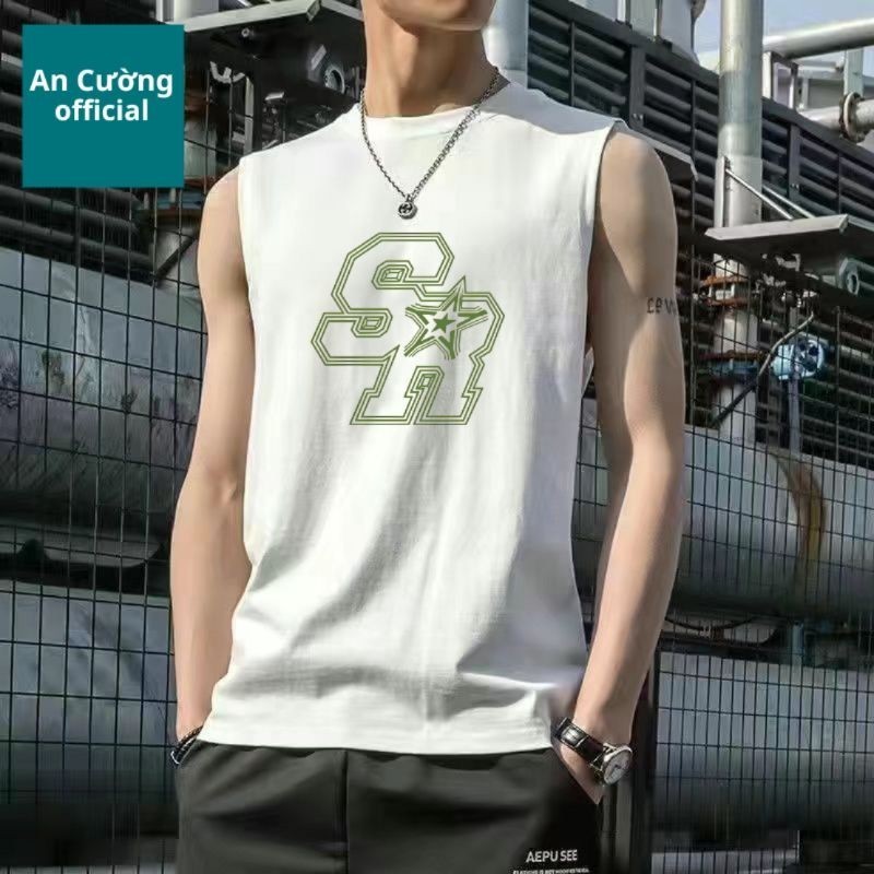 Áo ba lỗ nam unisex sát nách nam áo tanktop thể thao vải thun lạnh co dãn 4 chiều  - ancuong.officia