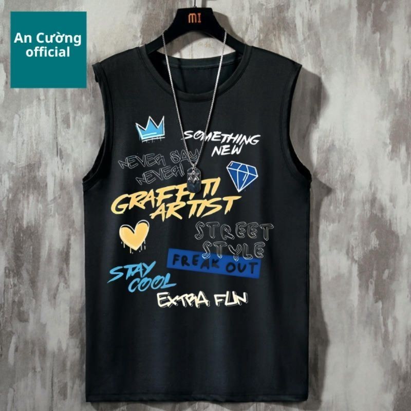 Áo ba lỗ nam unisex sát nách nam áo tanktop thể thao vải thun lạnh co dãn 4 chiều  - ancuong.officia