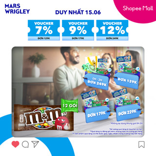 Combo 12 Kẹo Sô Cô La Sữa M&M'S 37g