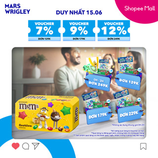 Hộp M&M's 111g màu vàng