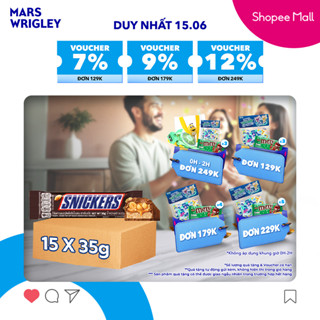 Combo 15 thanh kẹo Sô Cô la Snickers thanh 35g