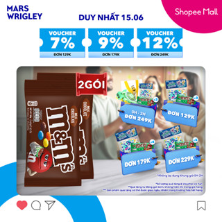 Combo 2 gói kẹo Sô Cô La sữa M&M'S gói 180g