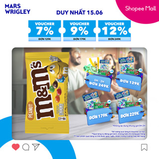 Kẹo Sô Cô La Đậu Phộng M&M'S gói 180g