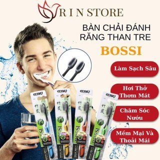 Bàn Chải Đánh Răng Than Tre Hoạt Tính Bàn Chải Model BOSSI 921 Hàn Quốc Dụng Cụ Vệ Sinh Răng Miệng