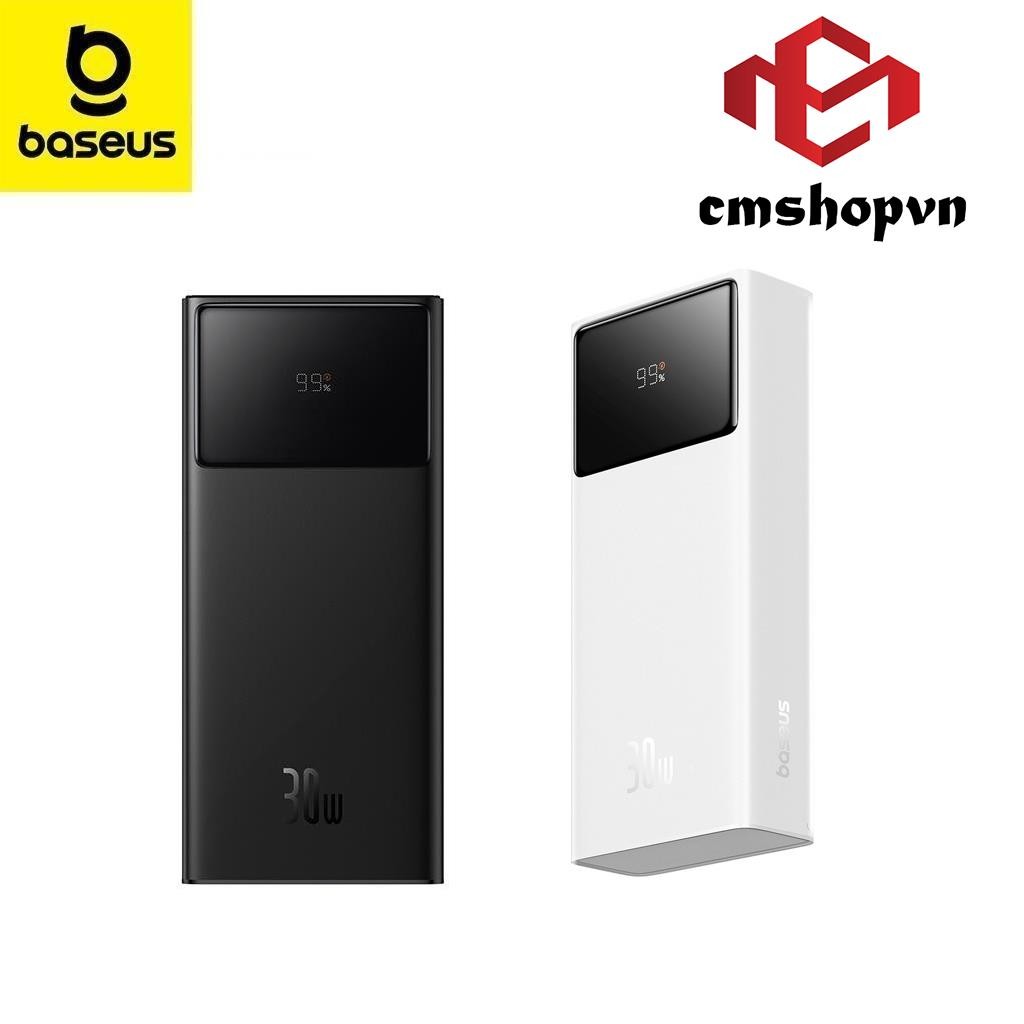 Pin Sạc Dự Phòng OS-Baseus Star-Lord Digital Display Fast Charging Power Bank 30W (Kèm cáp USB to Ty