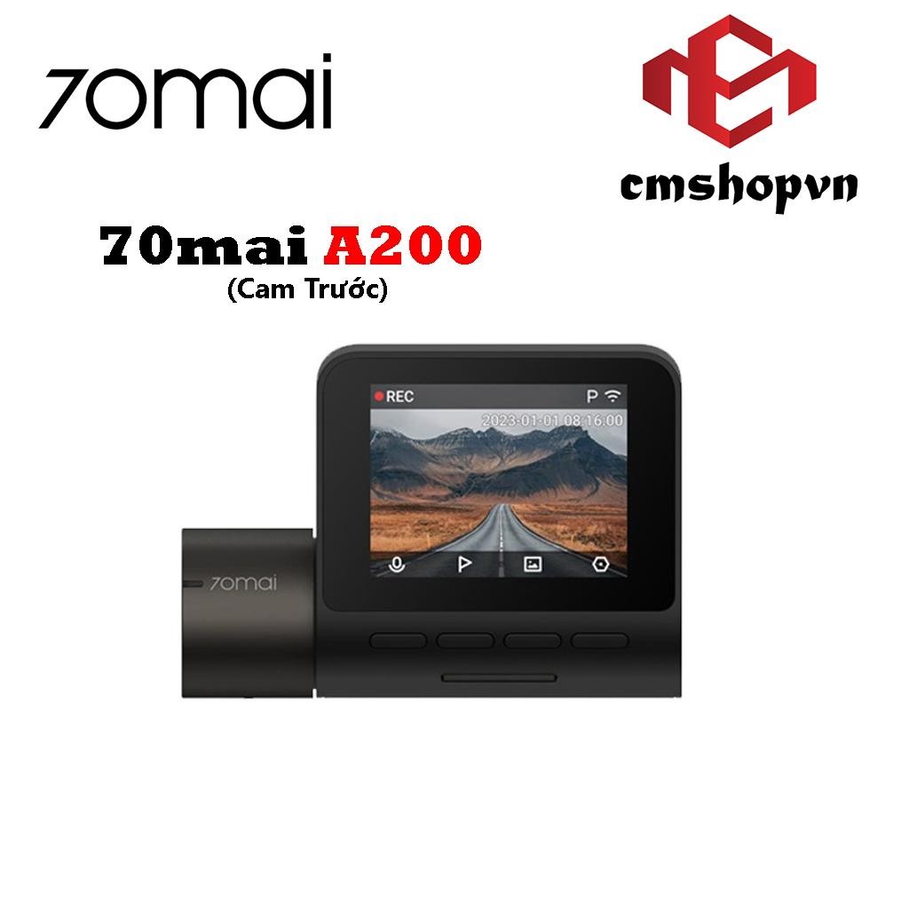 Camera hành trình 70mai A200 HDR 1080P ghi hình trước sau sắc nét, giám sát đỗ xe 24h an toàn