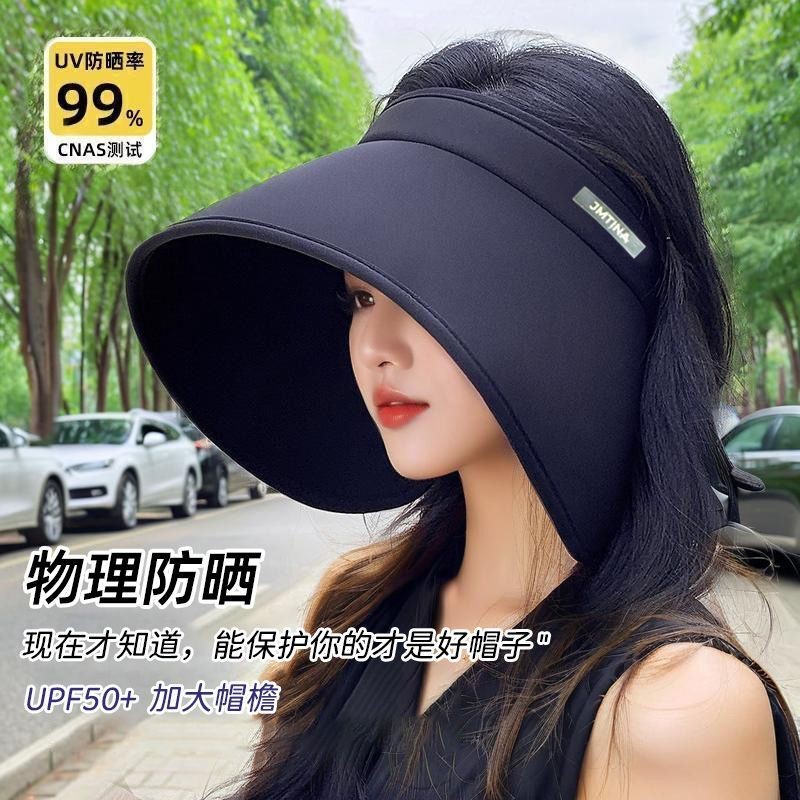 Mũ chống nắng mùa hè rộng vành cho phụ nữ Jian Neng, bảo vệ UV, mũ che mặt khi đạp xe
