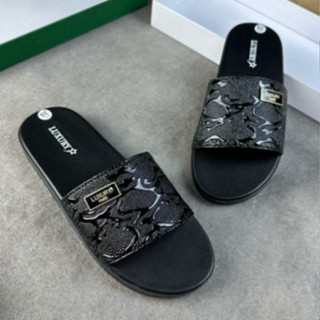 1{{ Dép da khâu quai }} cao cấp nam nữ vân 3D bóng Siêu Nhẹ, Chất Liệu Cao Cấp, Phù Hợp Mùa Hè, Mùa Mưa 2