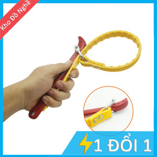 Cảo mở lọc dầu nhớt dây da Kapusi/ Goodtool, Cờ lê tháo lọc dầu nhớt ô tô, tay mở cốc lọc dầu