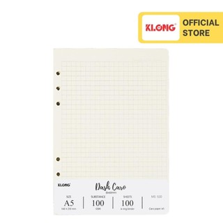 [COMBO 3/1]  Ruột sổ còng Dash Caro KLONG A5 100/76 - 100 tờ (200 trang) ; MS: 520