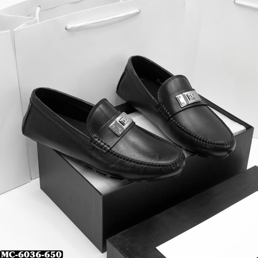 Giày Lười Nam Cao Cấp Da Bò Thật MC-6036 - ĐÊ Khâu Giày Lười Nam Đẹp Trẻ Trung HOTREND 2025