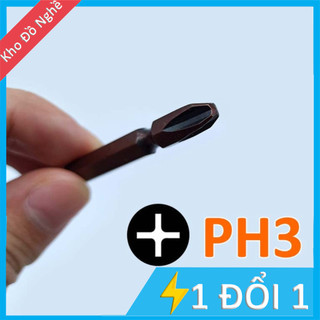 Mũi bắt vít 2 đầu PH3 Wakio dài 65mm