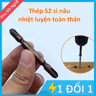 Mũi bắt vít 2 đầu PH3 Wakio dài 65mm