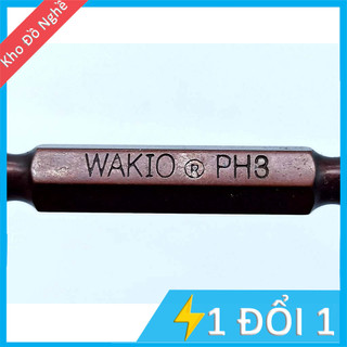 Mũi bắt vít 2 đầu PH3 Wakio dài 65mm