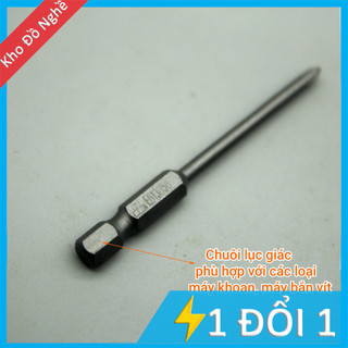 Đầu bắt vít 4 cạnh PH1 chuôi lục