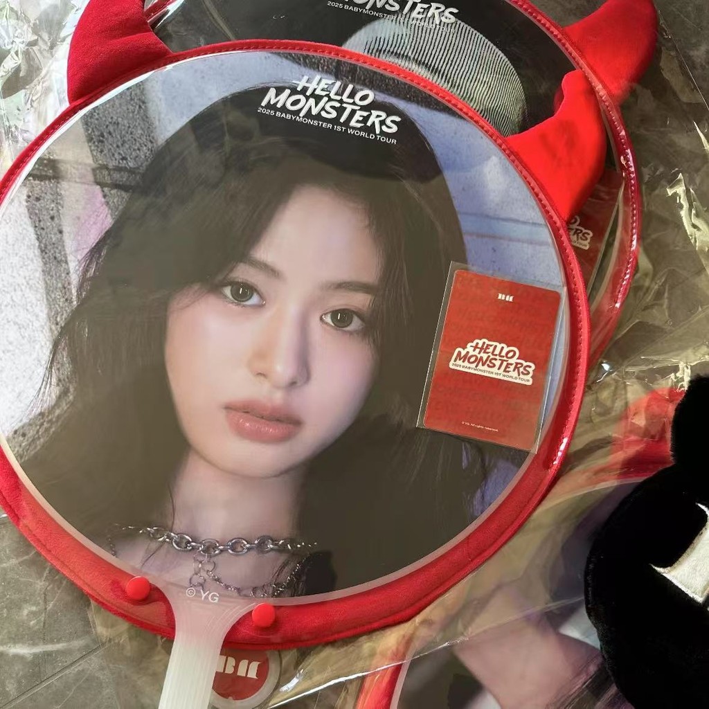 babymonster Quạt Bao Guai Seoul Week, quạt Bao Guai World Tour Seoul Week, hàng chính hãng, mới chưa