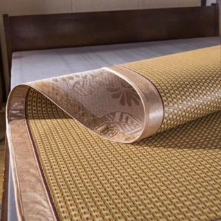 Chiếu Điều Hòa Sợi Mây Lót Lụa Cao Cấp Thoáng Mát Dễ Dàng Vệ Sinh - PTLUXURY