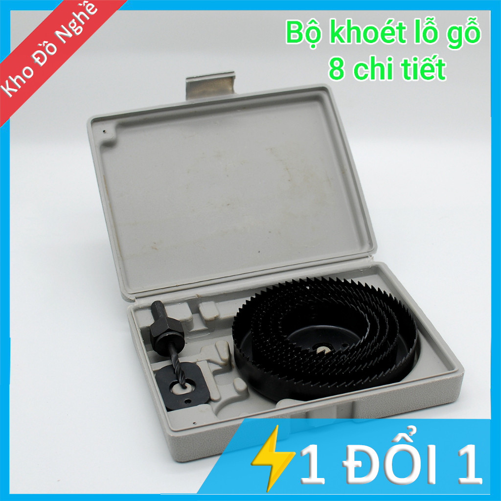 Bộ khoét lỗ gỗ - trần thạch cao 8pcs