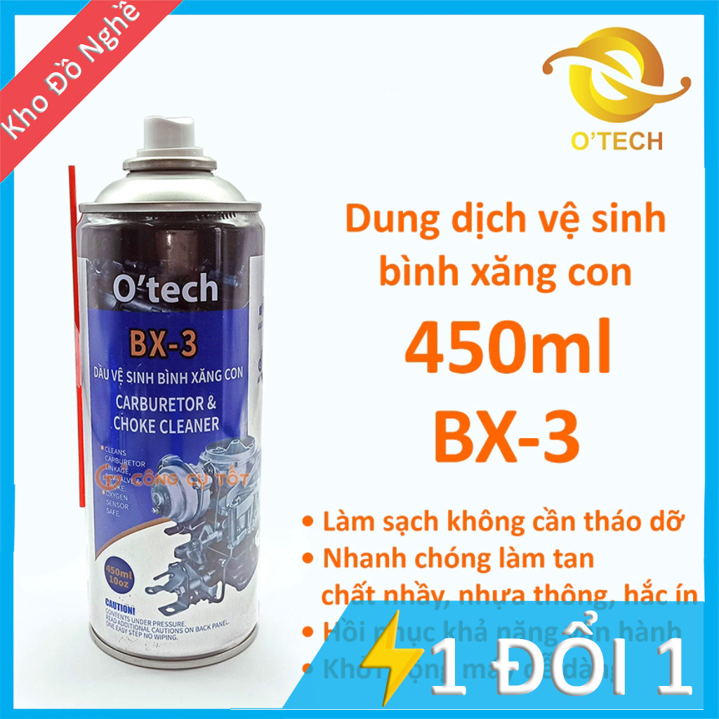 Dung dịch vệ sinh bình xăng con 450ml OTECH