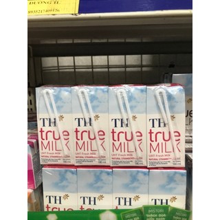 Combo 3 lốc sữa TH True milk hương dâu 180ml