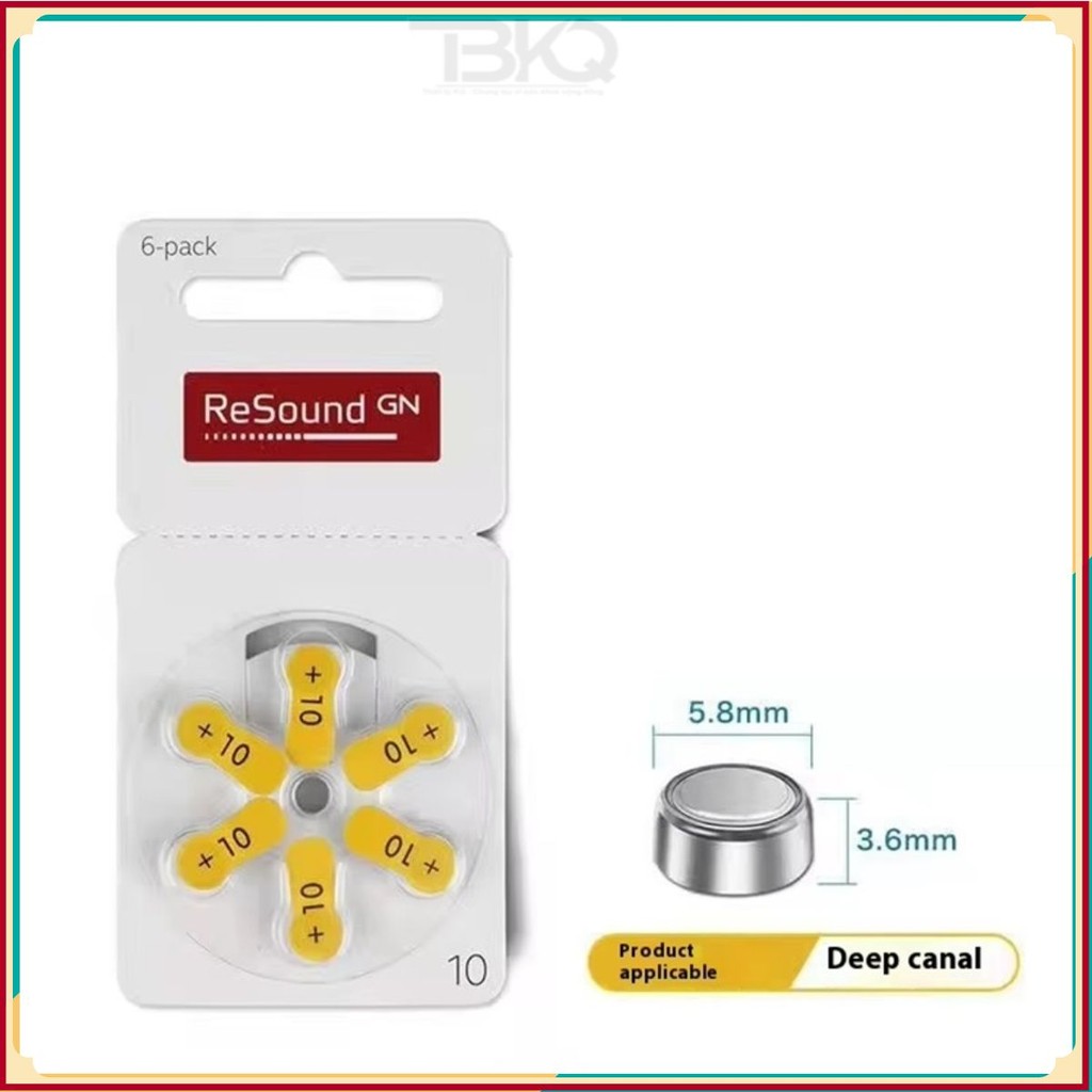 Pin máy trợ thính ReSound A10 PR70