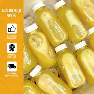 SET 50 Chai nhựa đựng sữa hạt/trà sữa/nước ép mẫu đẹp đa dạng