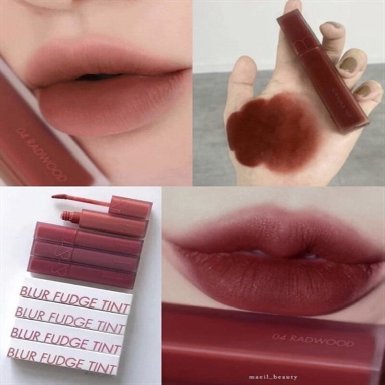 [ SON CHIẾT ] Son Lì Blur Fudge Tint Full màu 02 03 04 12 16 -04 Radwood Nâu gỗ trầm | BigBuy360 - bigbuy360.vn