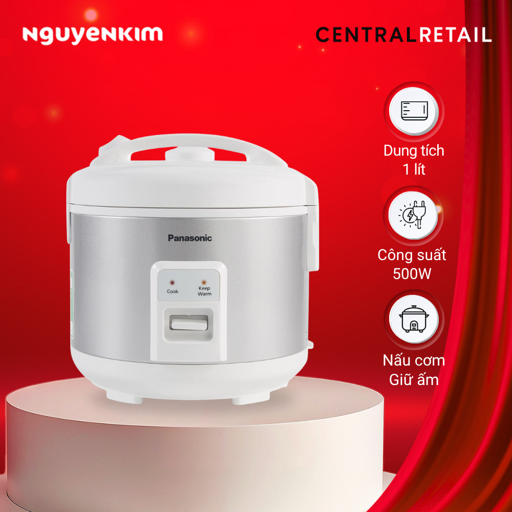 Nồi cơm điện Panasonic 1 lít SR-MVN10LRAX Xám