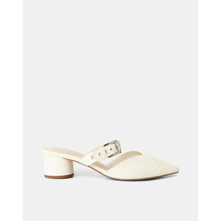 Giày Cao Gót Nữ 5cm Thời Trang JUNO Giày Cao Gót Mules Đắp Mũi Chéo CG05152