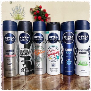 Xịt Khử Mùi Nivea Men 150ml - Nhiều mùi