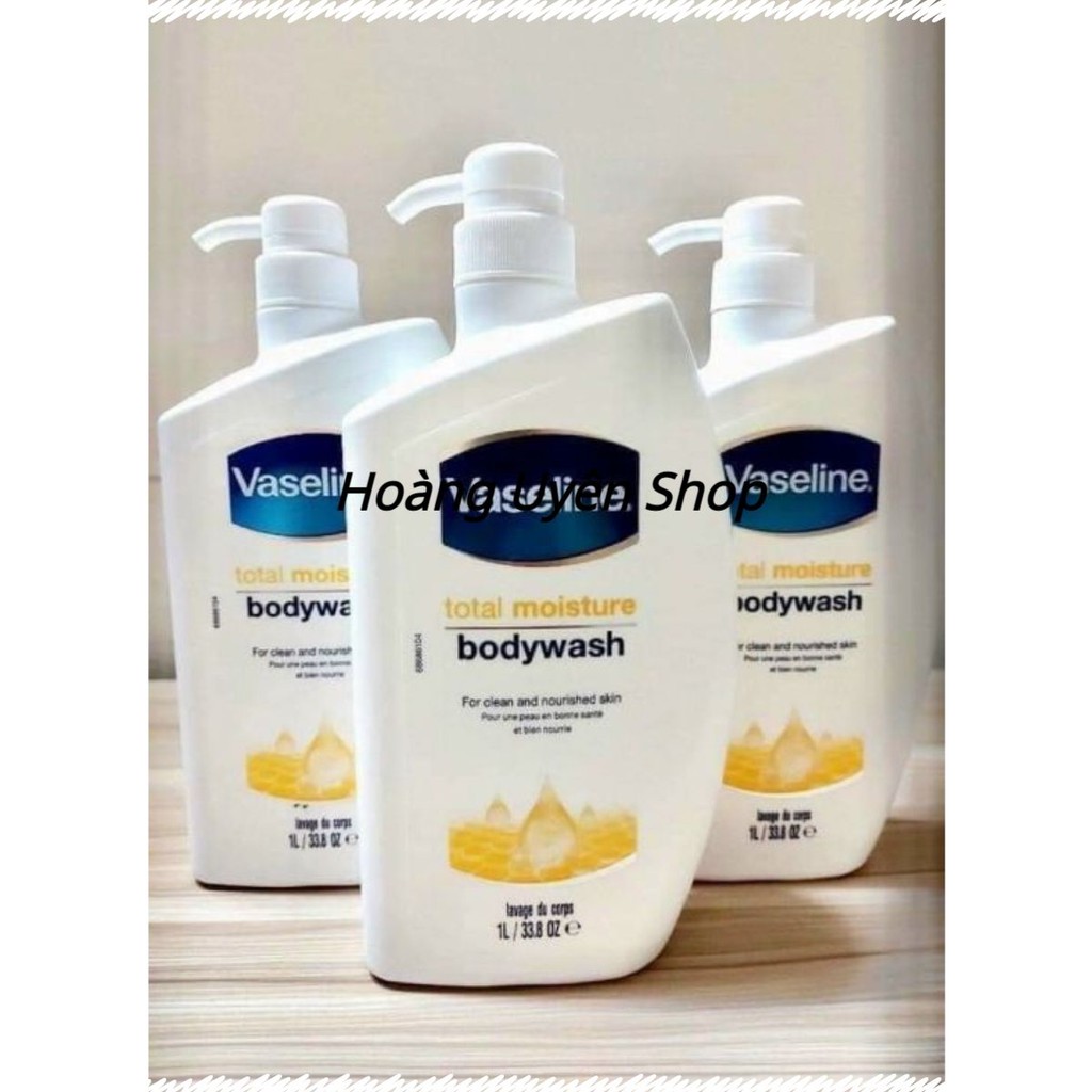 Sữa Tắm Dưỡng Ẩm Vaseline 1000ml - mỹ