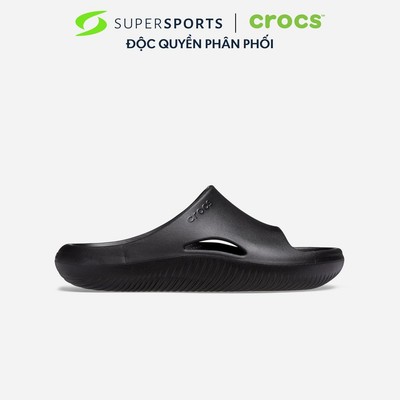 Dép Quai Ngang Unisex Crocs Mellow - Đen - 208392-001
