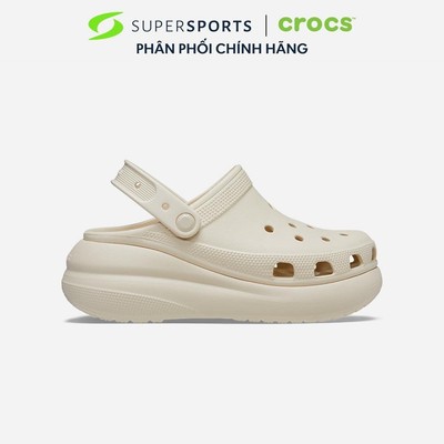 Giày Clog Unisex Crocs Classic Crush - Be - 207521-2Y2 ADS01 LS100